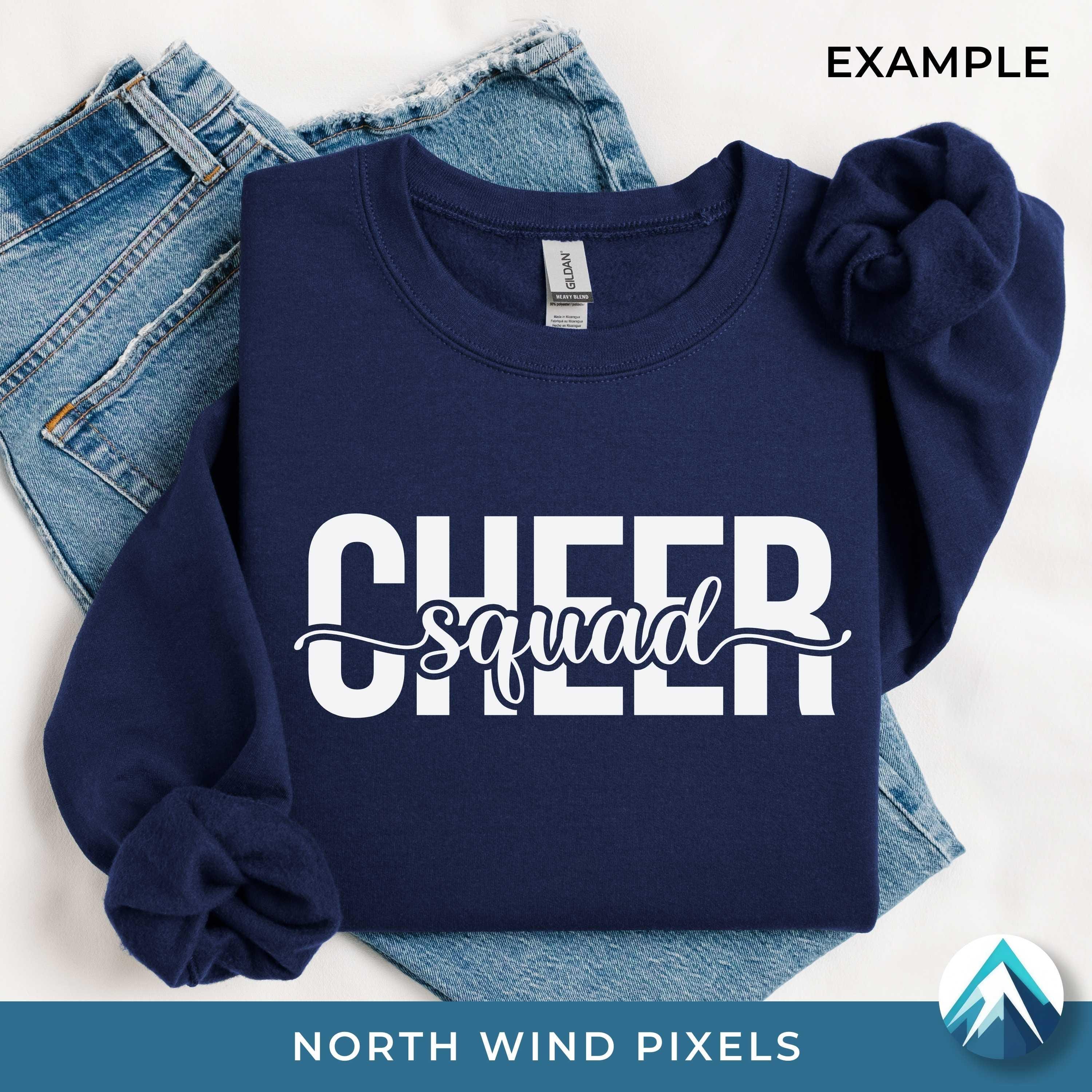 Cheer Squad Digital Download, Svg Png Dxf Eps Files, Transparent With ...