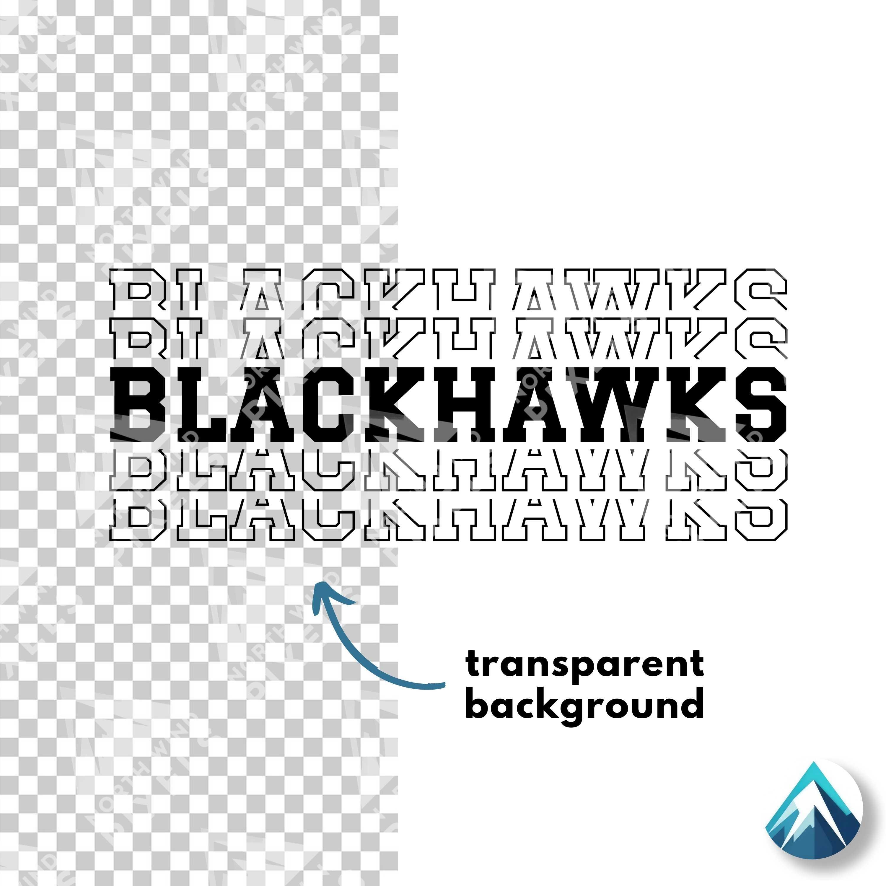 Blackhawks Digital Download, PNG and SVG Files, Clipart, Transparent ...