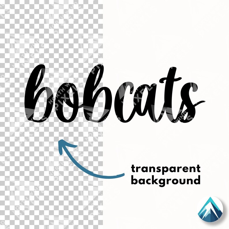 Bobcats Digital Download, PNG and SVG Files, Clipart With Transparent ...