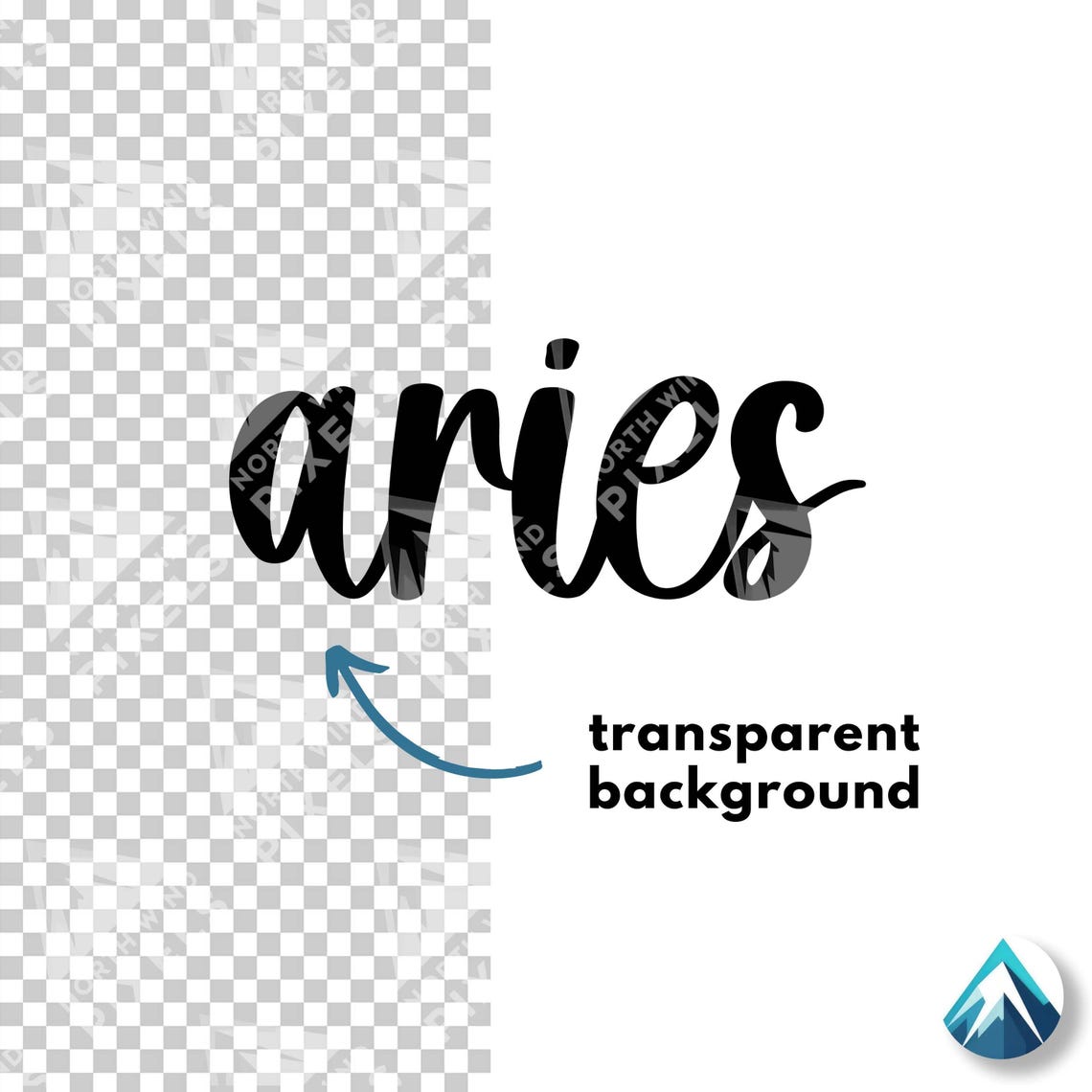Aries Digital Download, PNG and SVG File, Transparent Background ...