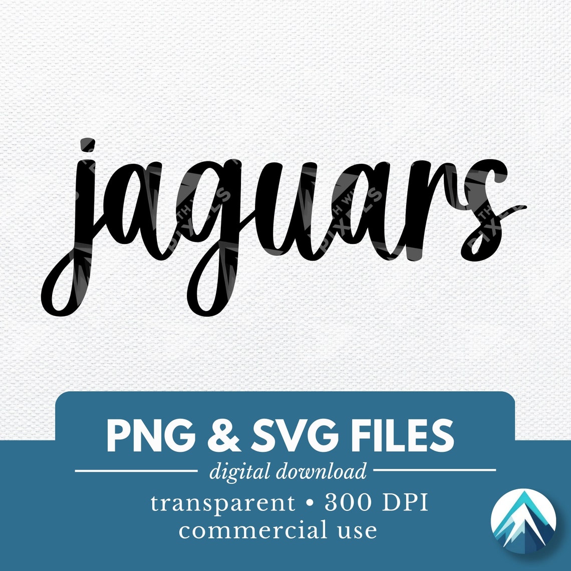 Jaguars Digital Download, PNG and SVG Files, Clipart With Transparent ...