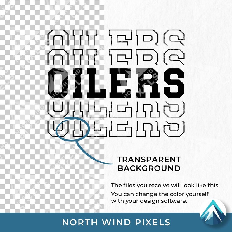 Oilers Digital Download, Svg Png Dxf Eps, Transparent Background ...