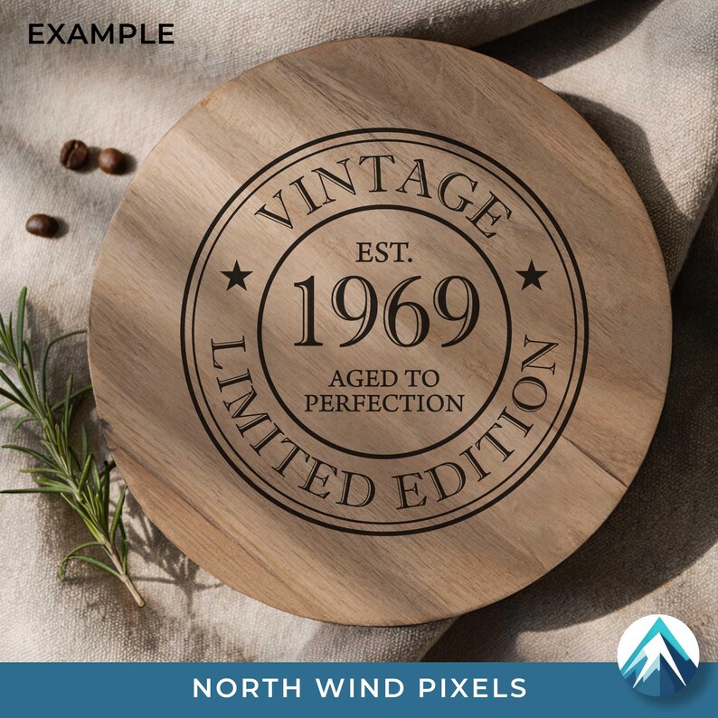 Vintage 1969 Birthday Digital Download, Svg Png Dxf Eps, Old Whiskey ...