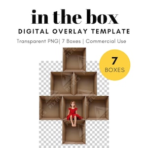 7 Digitale Vorlage aus Karton, Weihnachtsbaumform, PNG, Gitter, Transparenter Hintergrund, In der Box-Fotografie, Für Feiertags-Weihnachtskarten