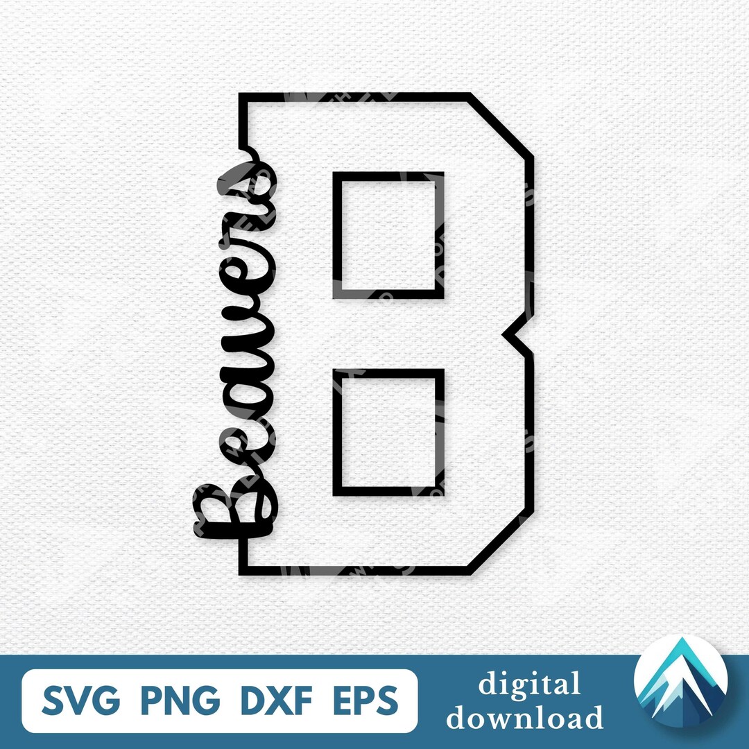 Beavers Digital Download, Svg Png Dxf Eps Files, Clip Art With ...