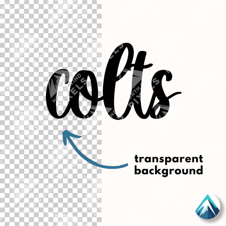 Colts Digital Download, PNG and SVG Files, Clipart With Transparent ...