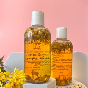 Jasmine Body Oil| Body Care| Body Moisturizer| Skincare| Bath Oil| Massage Oil| Infused Body Oil| Botanical Body Oil| Floral Scent