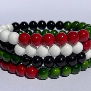 Ummah Bead Bracelet/ 8 mm gemstone beads bracelets/ stretch bracelets/ beads