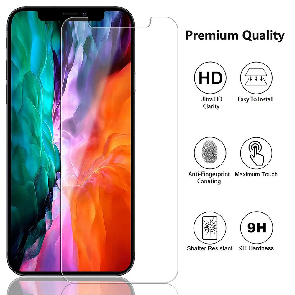 AT&T Tempered Glass Screen Protector For IPhone 13 Pro Max (6.7-inch) - Anti-Fingerprint