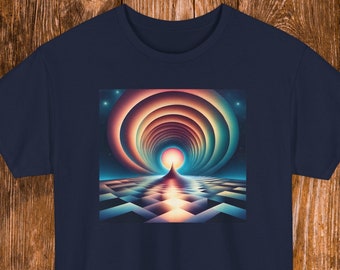 Optic Illusion T-Shirt: Trippy Psychedelic Visual Art Tee