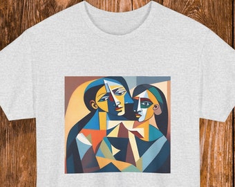 Picasso Style T-shirt: Artistic Painterly Apparel