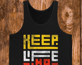 Keep Life Simple Workout Tank: Gym Lover Cotton Top