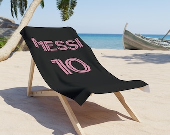 messi Fußball Strandtuch: Geschenk für Sport-Fan