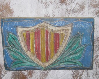 Catalan flag medallion