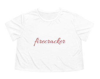 Firecracker Flowy Womens T-shirt/Fourth of July