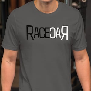 RacecaR asphalt/black/white Unisex t-shirt
