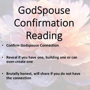 God Spouse Confirmation Reading!