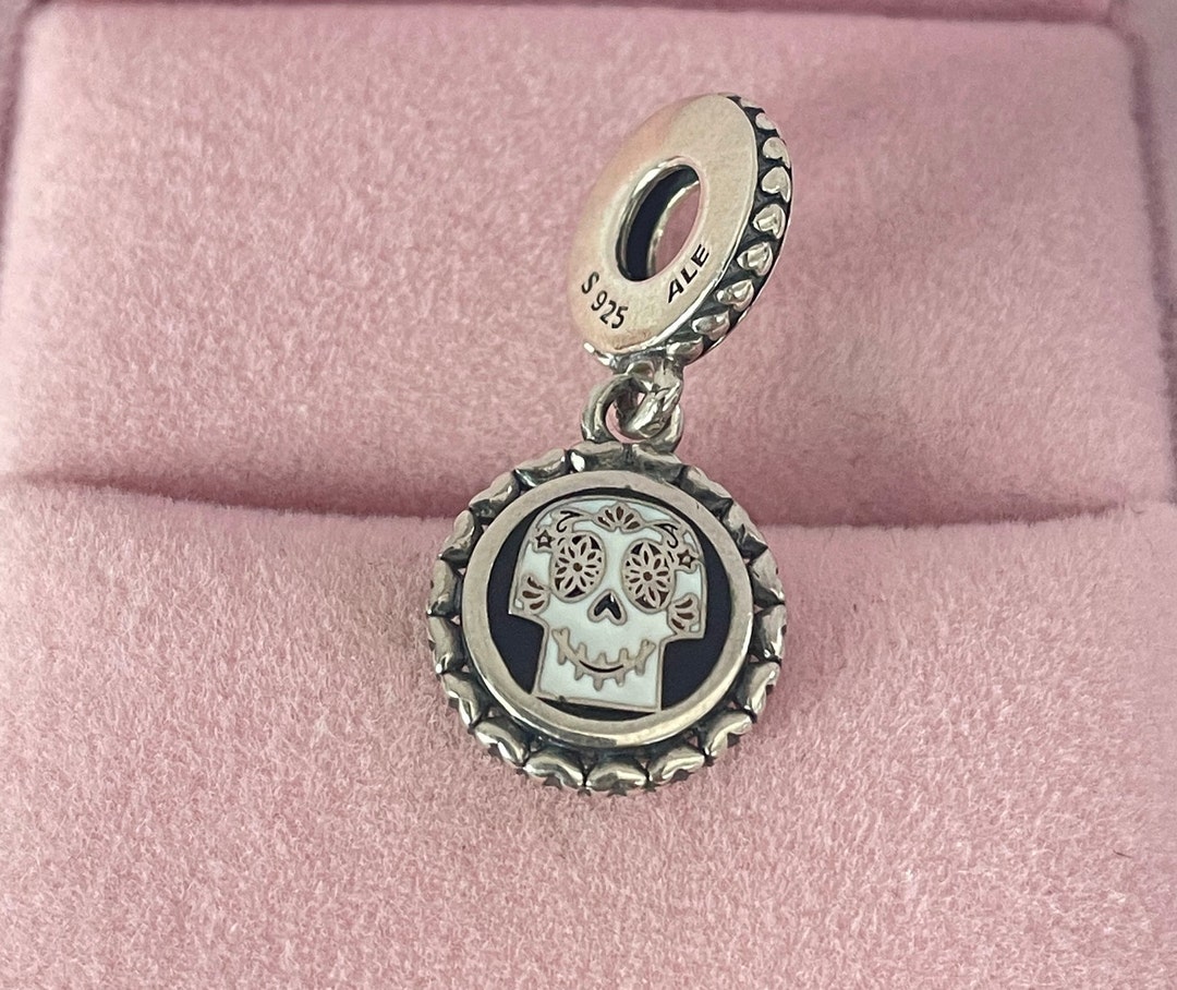 Pandora Coco Two Sided Dangle Charm Pendant S925 Sterling Silver Dangle