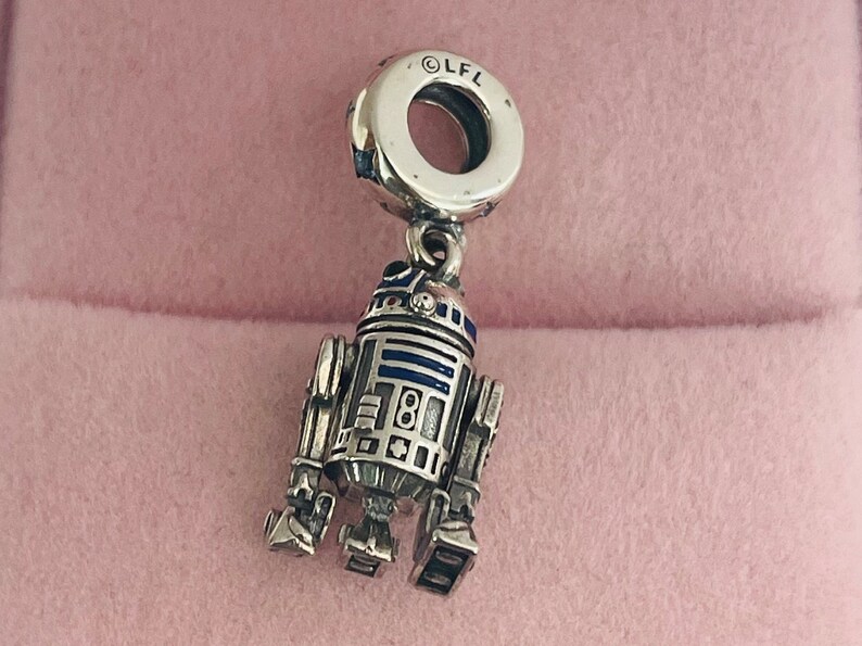 New Authentic Pandora Star Wars R2D2 Dangle Charm New S925 Etsy