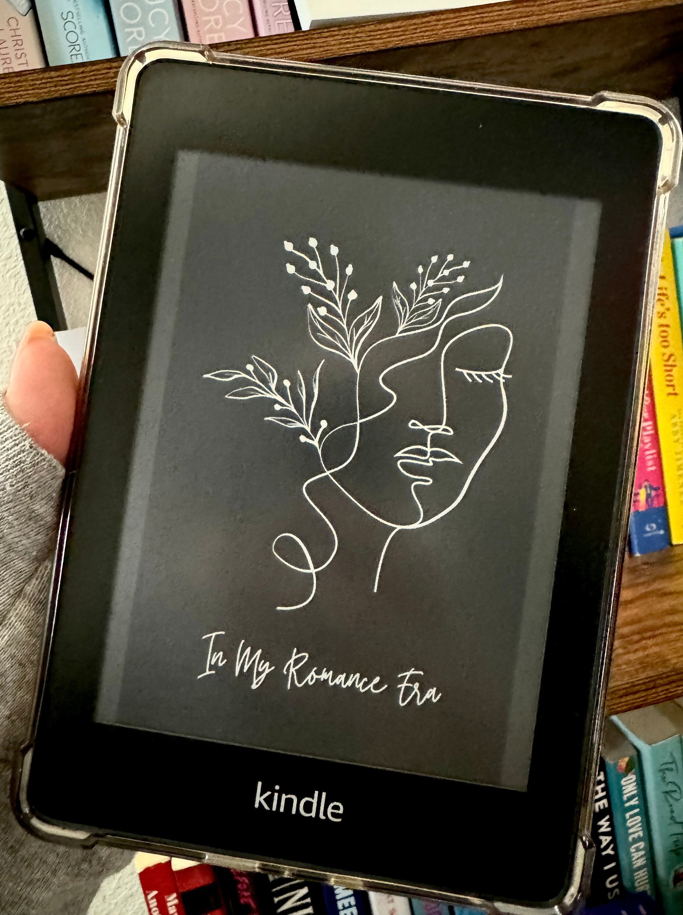 In My Romance Era custom Kindle Lock Screen . Kindle Paperwhite Wallpaper. Adfree Kindle Etsy