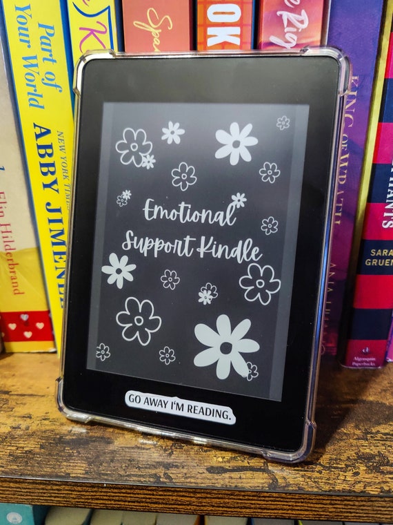 Emotional Support Kindle Custom Lockscreen