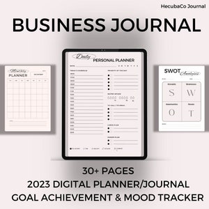 Digital Planner 2023 Undated Ipad goodnotes notability, Digital journal, daily planner planner