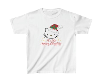 Kids Hello Kitty Merry Christmas Shirt