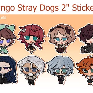 Bungo Stray Dogs 5 cm Vinyl-Aufkleber