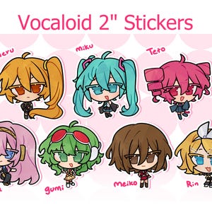 Vocaloid 2&quot; Vinyl Stickers