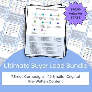 Real Estate Email Marketing Templates for Buyer Leads | 60+ Drip Campaign Scripts for Realtors & Teams