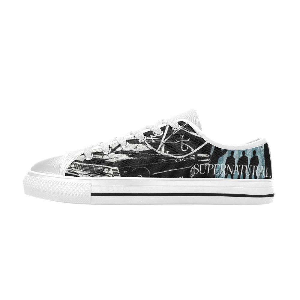 Discover Supernatural Custom Low Top Sneaker Canvas, Shoes For Unisex Women or Men and Kids