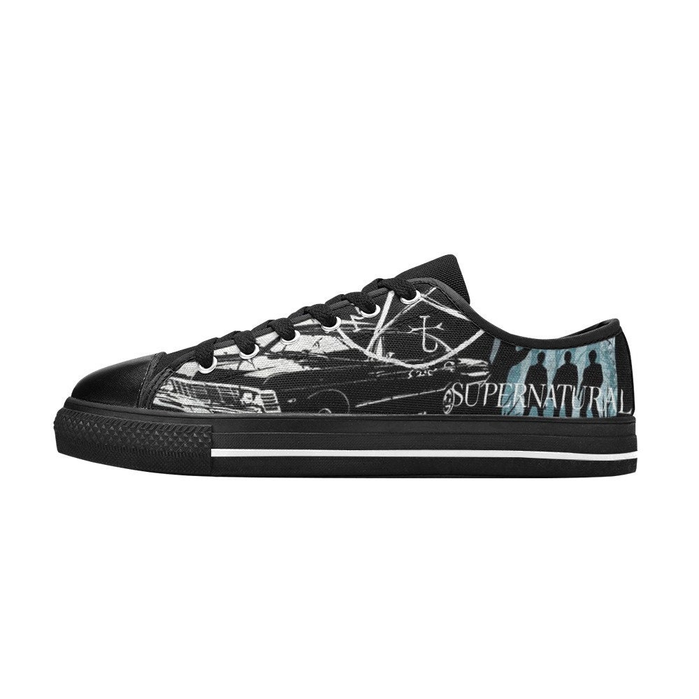 Discover Supernatural Custom Low Top Sneaker Canvas, Shoes For Unisex Women or Men and Kids