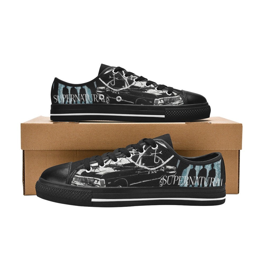 Discover Supernatural Custom Low Top Sneaker Canvas, Shoes For Unisex Women or Men and Kids