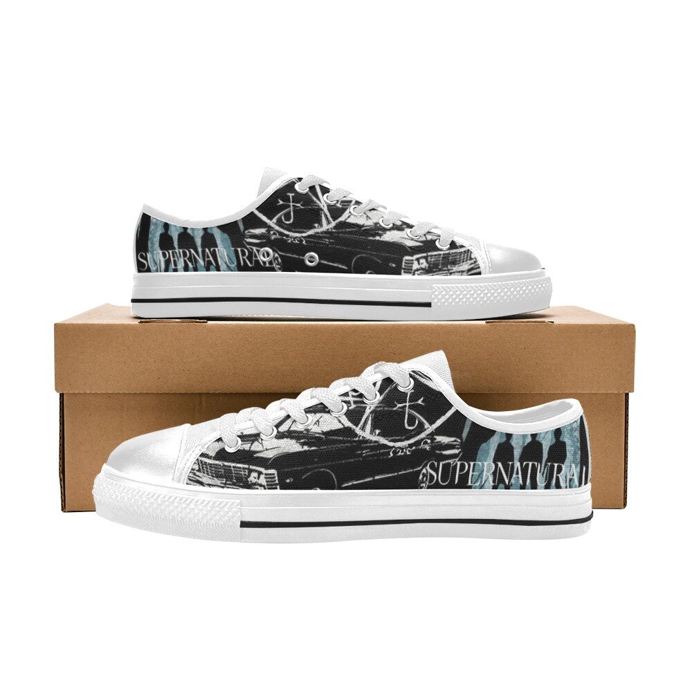 Discover Supernatural Custom Low Top Sneaker Canvas, Shoes For Unisex Women or Men and Kids