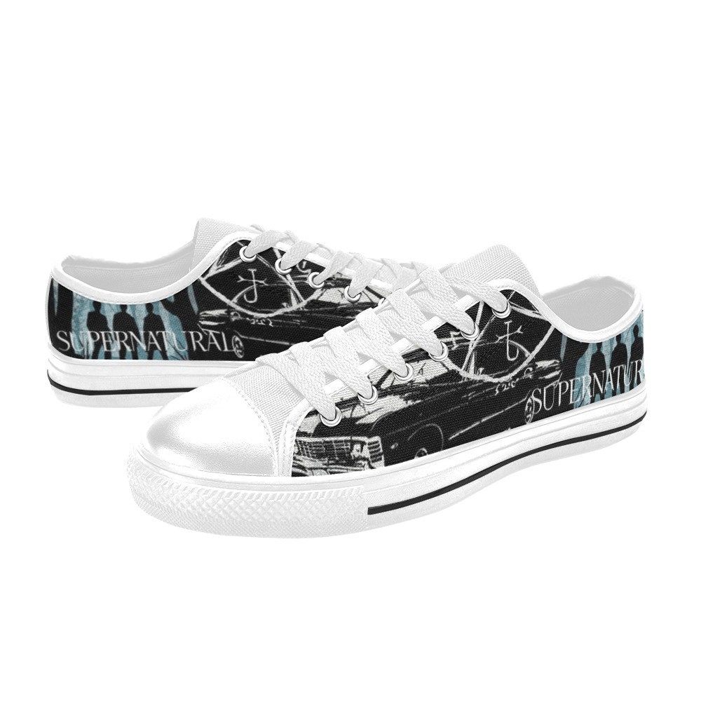 Discover Supernatural Custom Low Top Sneaker Canvas, Shoes For Unisex Women or Men and Kids