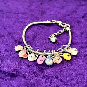 Stray Kids Adjustable Snake Chain Charm Bracelet