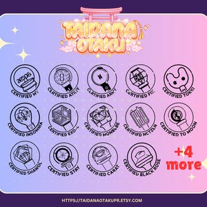 Arte de sello certificado de Kpop / PNG y SVG