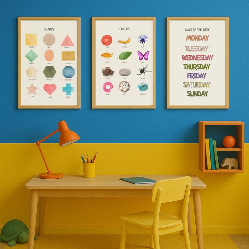 Days of the Week Poster: Montessori Kids Printable Poster (digital ...