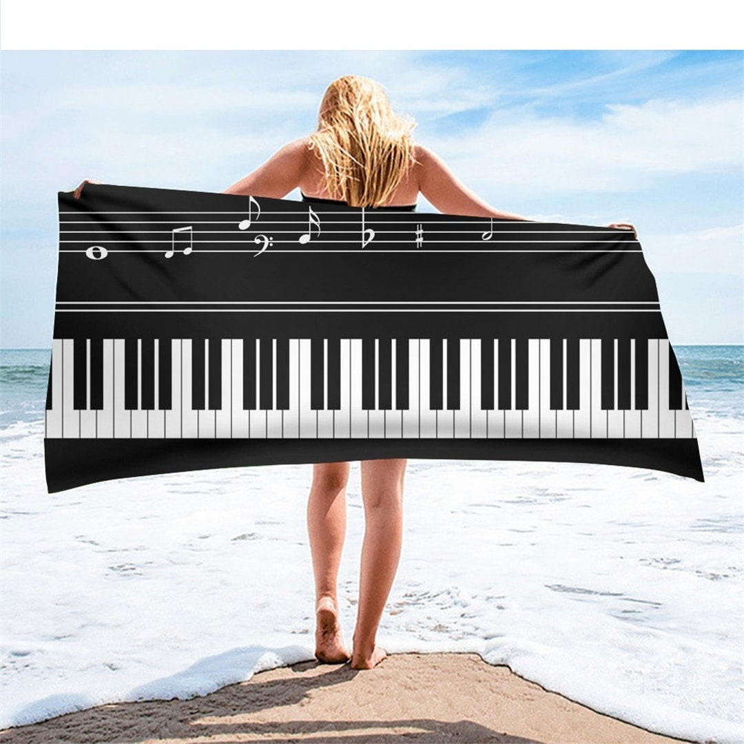 Towel For Rapper Piano Music Beach Towel Bathroom Towel Custom Towel 70x150cm - Etsy