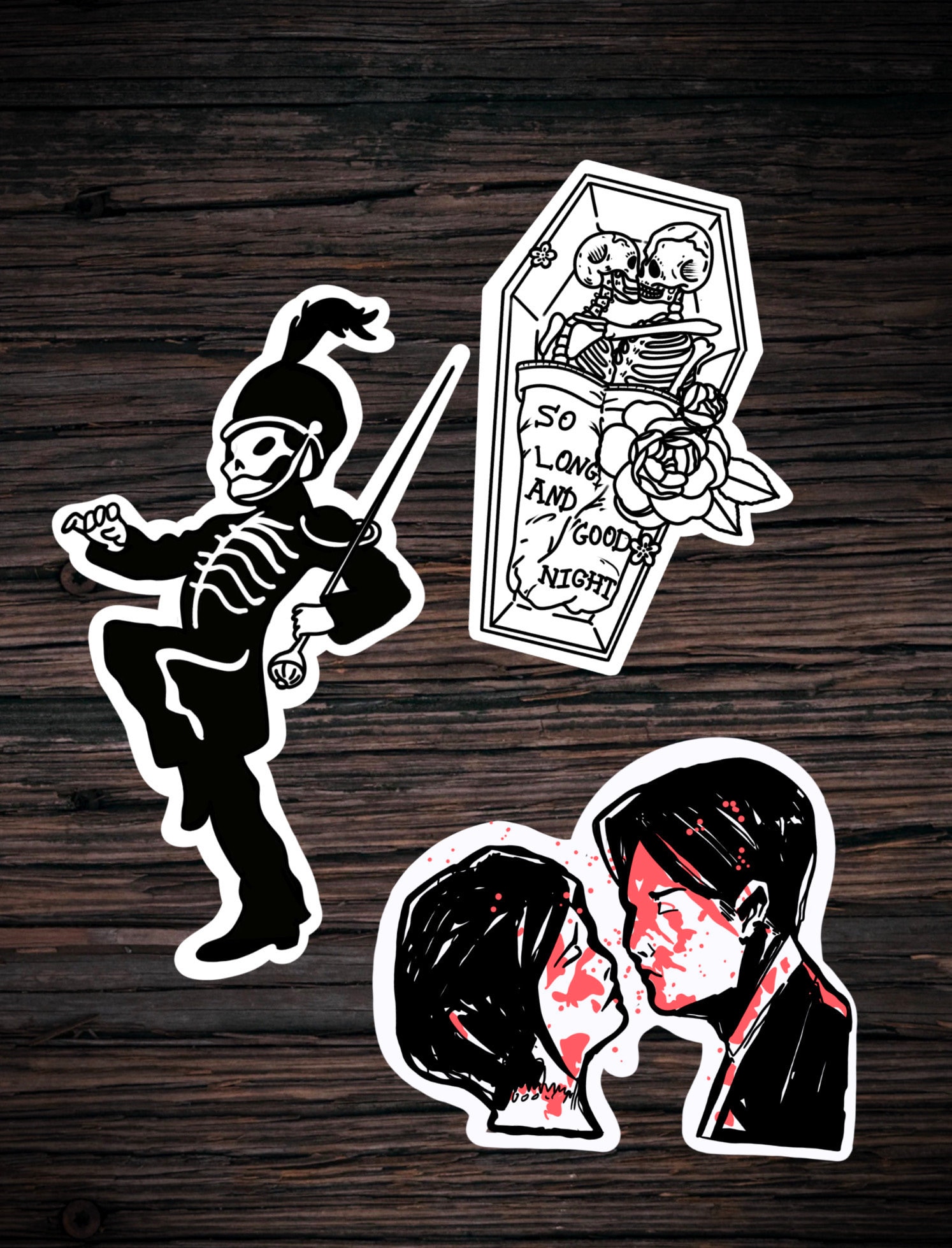 My Chemical Romance Sticker pack, MCR Sticker, emo music