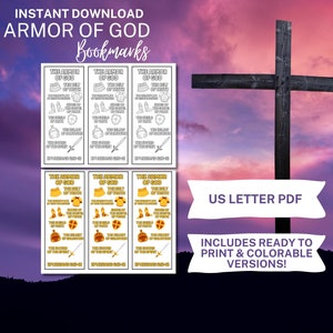 Board & Assortment  Armor Of God Bookmarks main image 1