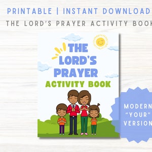 The Lords Prayer Coloring Book for Kids Prayer Book for Sunday school activity for childrens church prayer activity book for worship