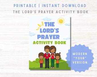 The Lords Prayer Coloring Book for Kids Prayer Book for Sunday school activity for childrens church prayer activity book for worship