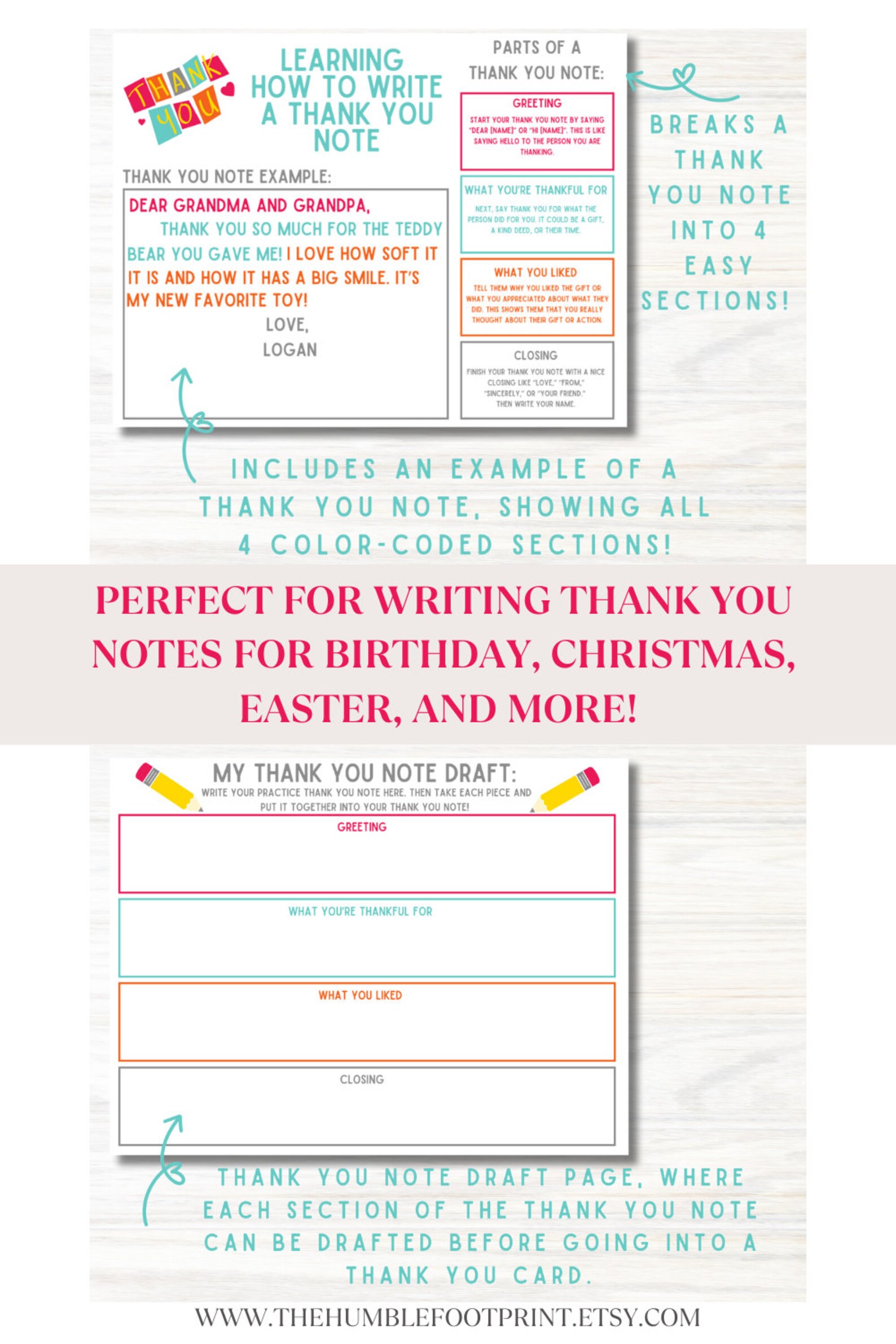Thank You Note How to Write a Thank You Card Guide for Thank You Note ...