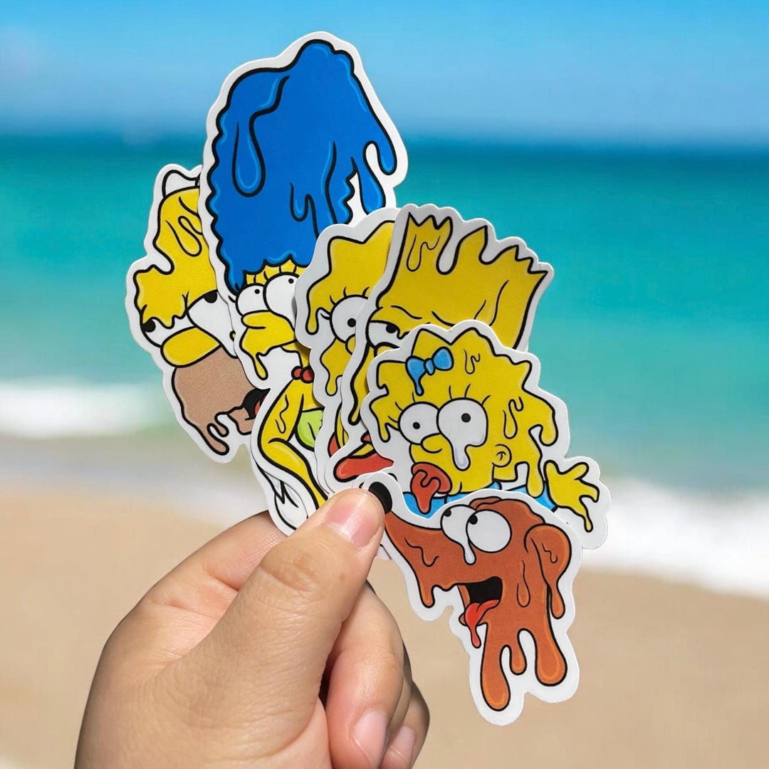 Simpson Vector Sticker The Simpsons Part 2 sticker - Etsy
