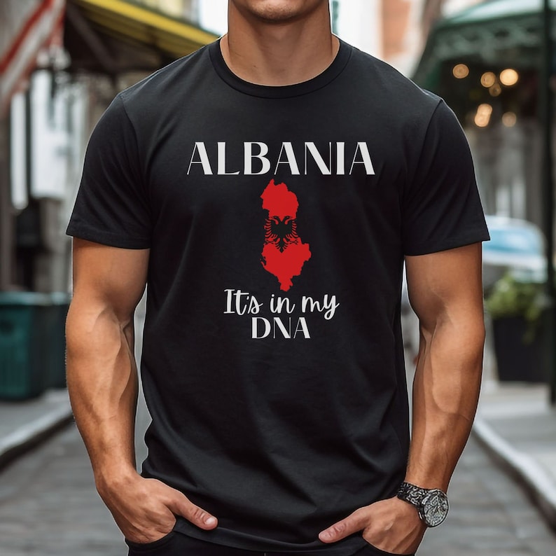 Albania Flag Eagle Emblem Shirt
