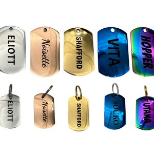 Medalla con placa de identificación, medalla personalizada, llavero, medalla grabada