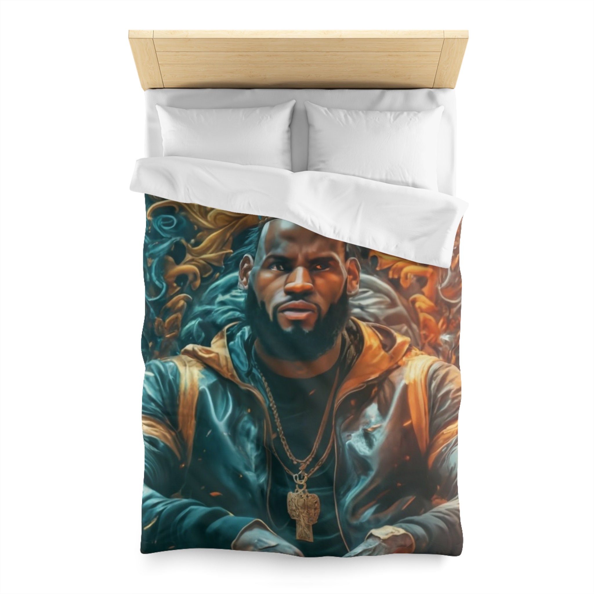 レブロン・ジェームズ「キング・オン・スローン」マイクロファイバー