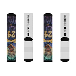 Kobe Bryant Socks - Black Mamba Socks - Los Angeles Lakers Socks - (Small, Medium, Large) - Gift for him, her, basketball, men, women, kids