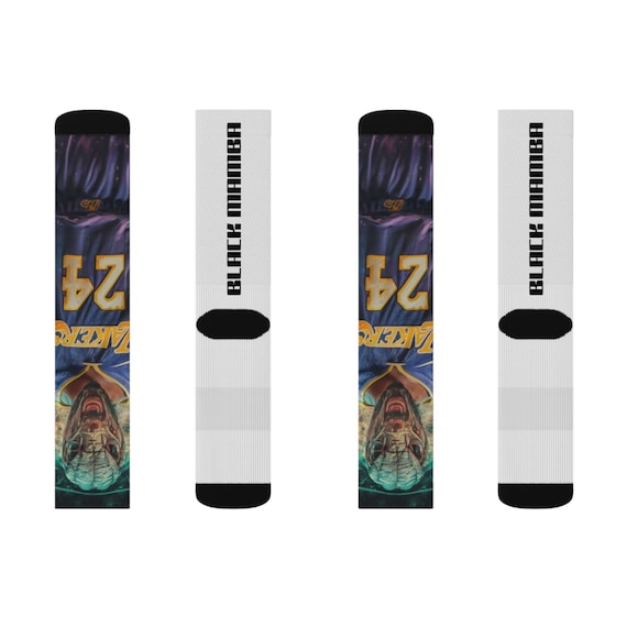 kobe bryant black mamba socks